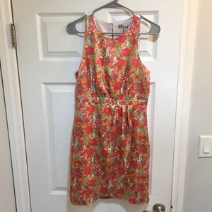 Forever 21 Sleeveless Floral Tulip Front Dress S